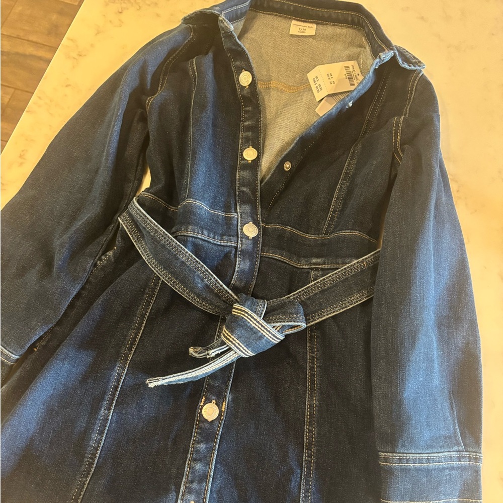 NWT Kid’s Abercrombie Denim Dress